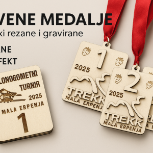 Wooden medals – unique and personalised