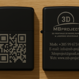 🔥 Metalni upaljači s gravurom logotipa – idealan poslovni poklon